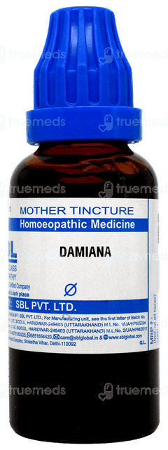 Sbl Damiana Q Mother Tincture 30Ml
